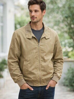 Nautica Men’s Classic Harrington Bomber Jacket